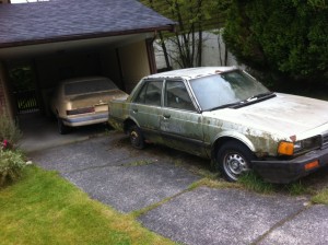 2 cars that have been scrapped and removed in Richmond